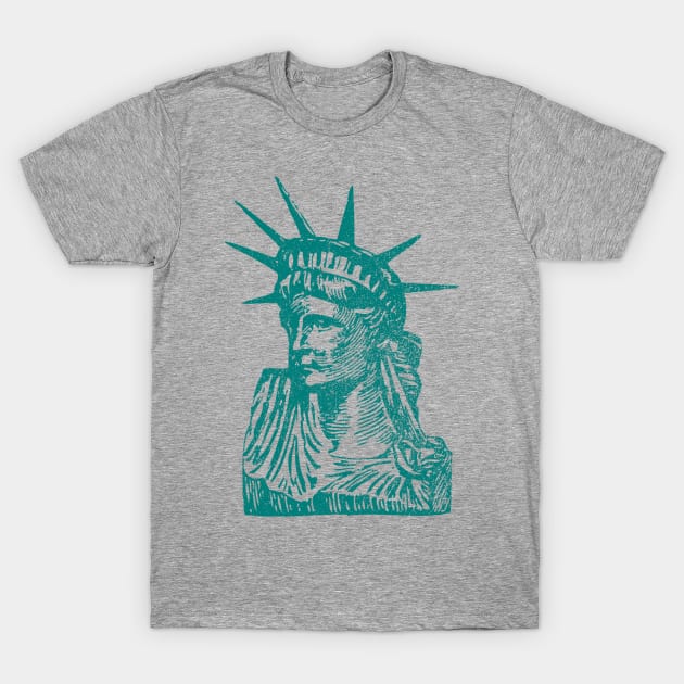 Statue of Liberty 1 T-Shirt by GloopTrekker